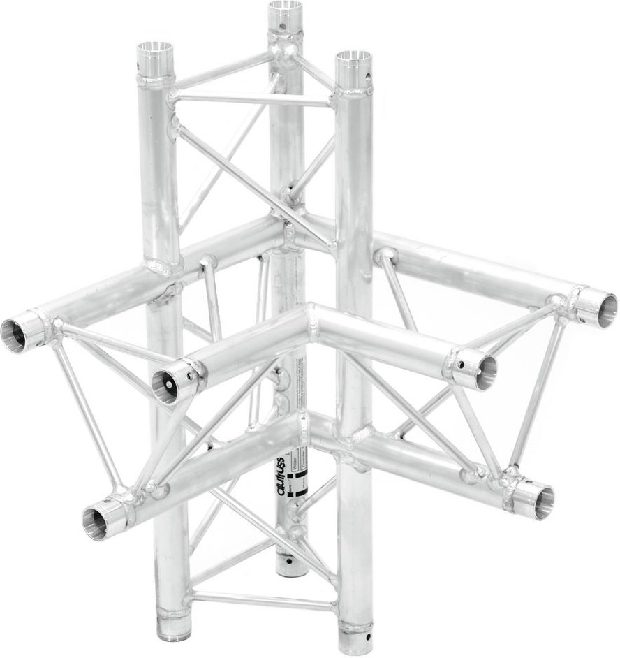 Alutruss DECOLOCK DQ3-PAC44 4-Weg Ecke links – Bild 1