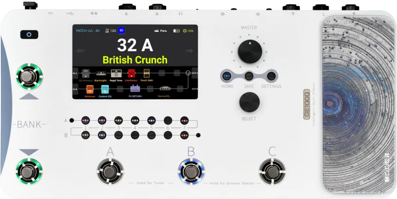 Mooer GE 1000 White Multi-effects