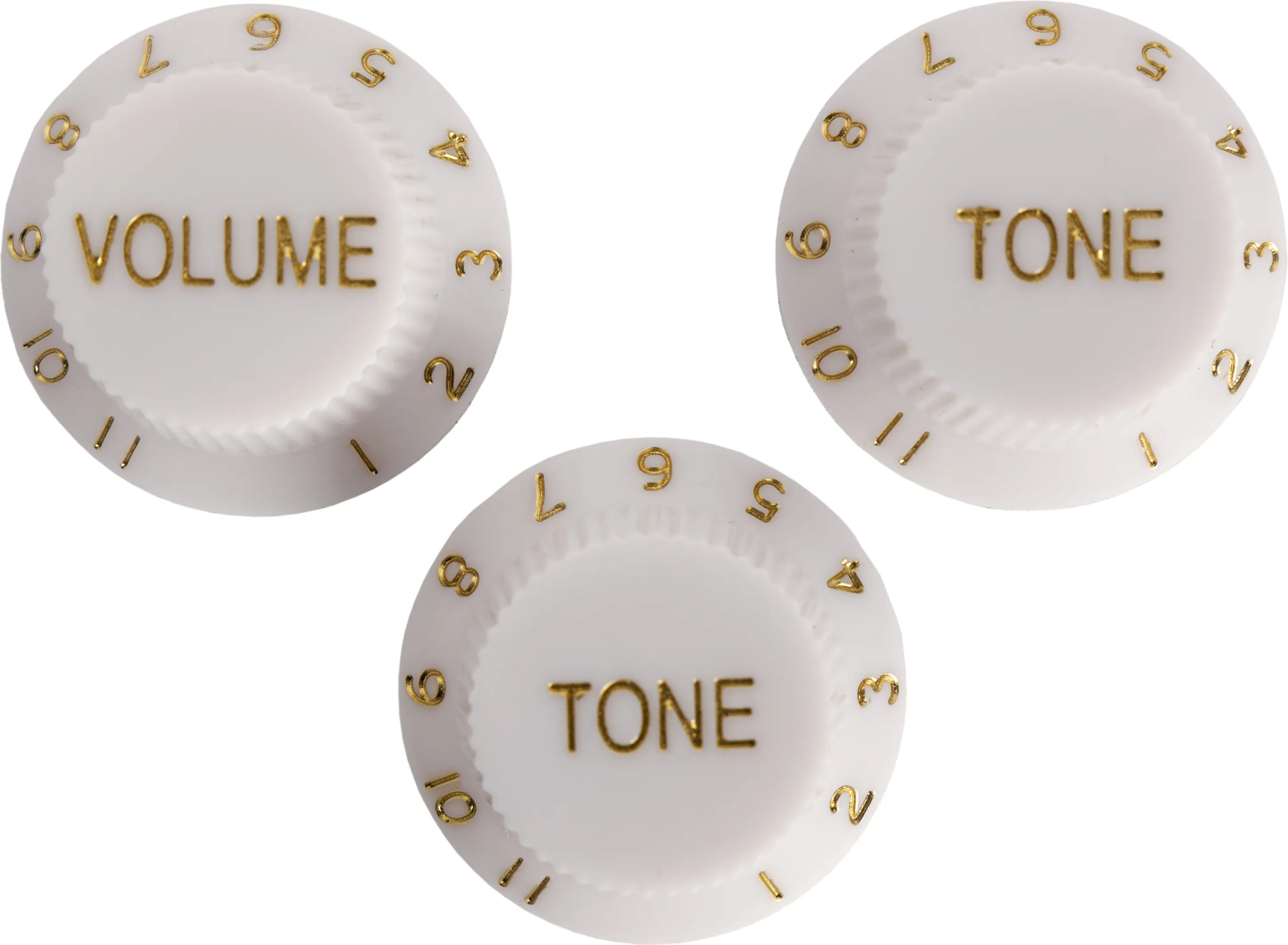 RS Potiknopf 11 F-Style White Set