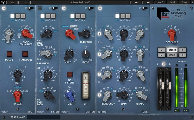 Waves Abbey Road TG Mastering Chain (Download-Lizenz)