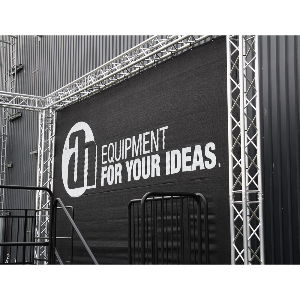 Adam Hall Accessories 0155100B Gaze Typ 100 schwarz unkonfektioniert 3m Breite / laufmeter – Bild 2