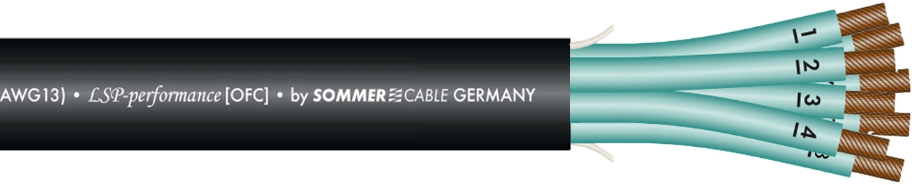 Sommer Cable Elephant Speakerkabel 8x2,5mm schw.-m-