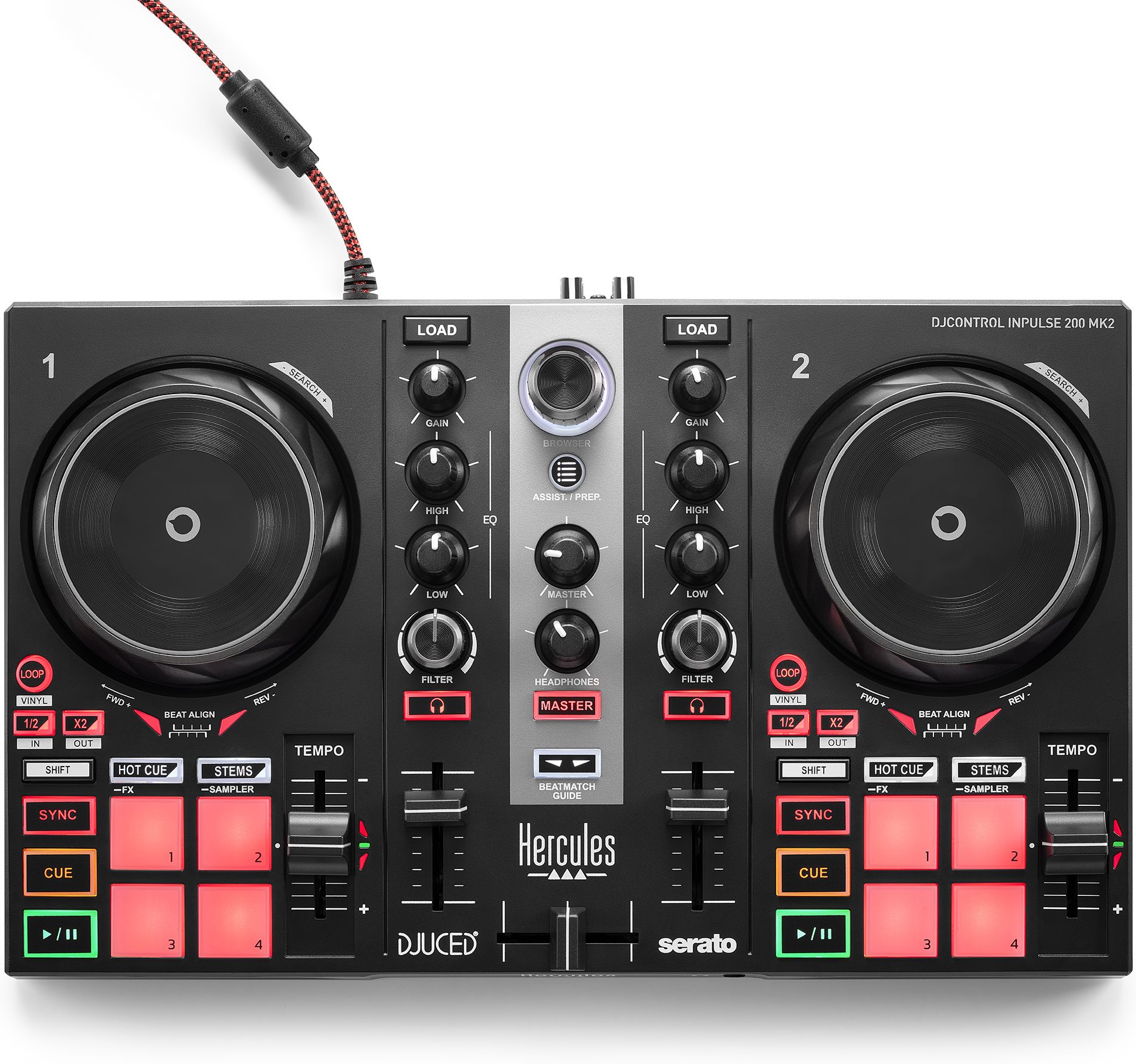 Hercules DJ Control Inpulse 200 MK2 Hercules DJ Control Inpulse 200 MK2