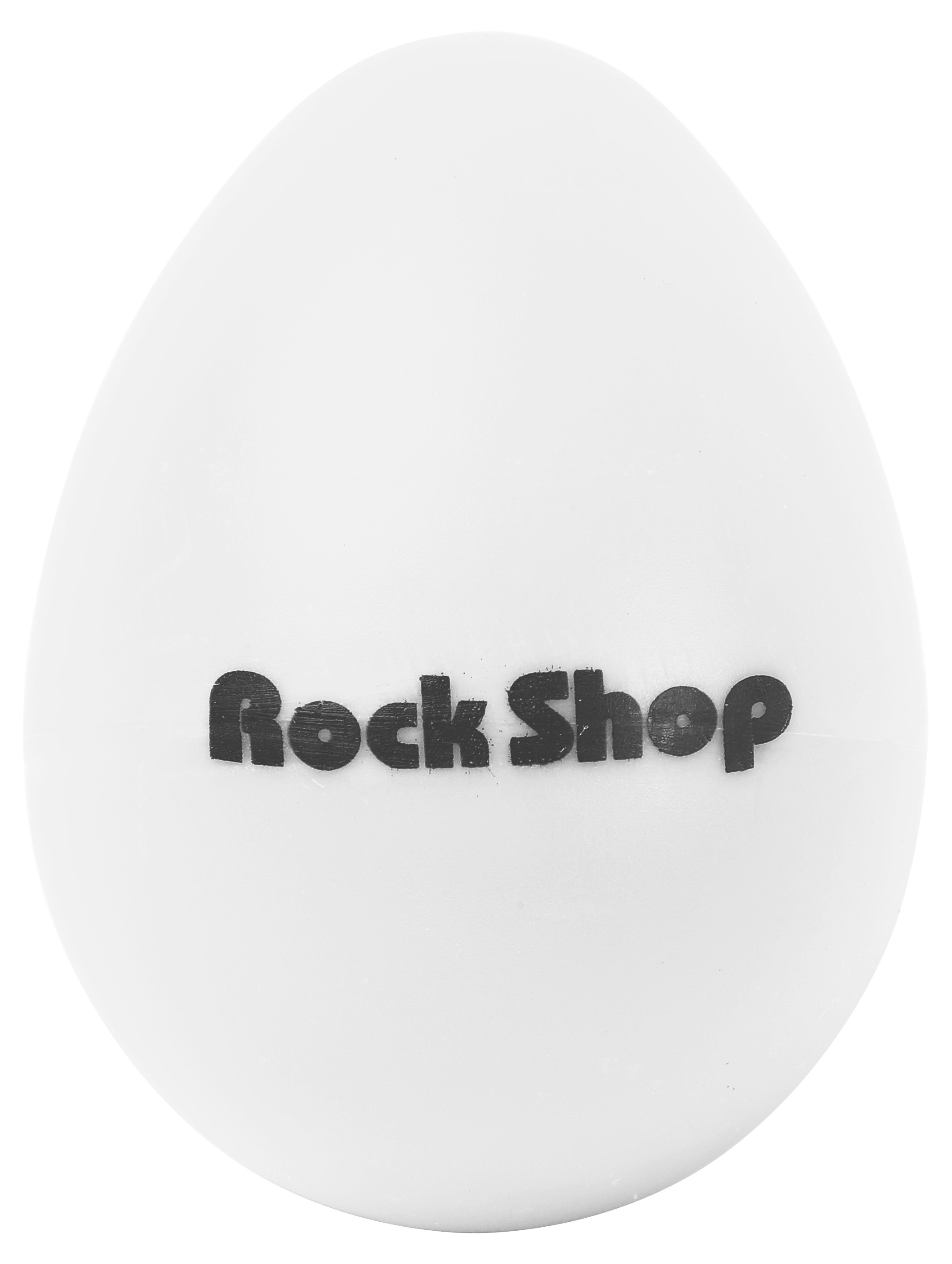 Rock Shop Egg Shaker Weiß