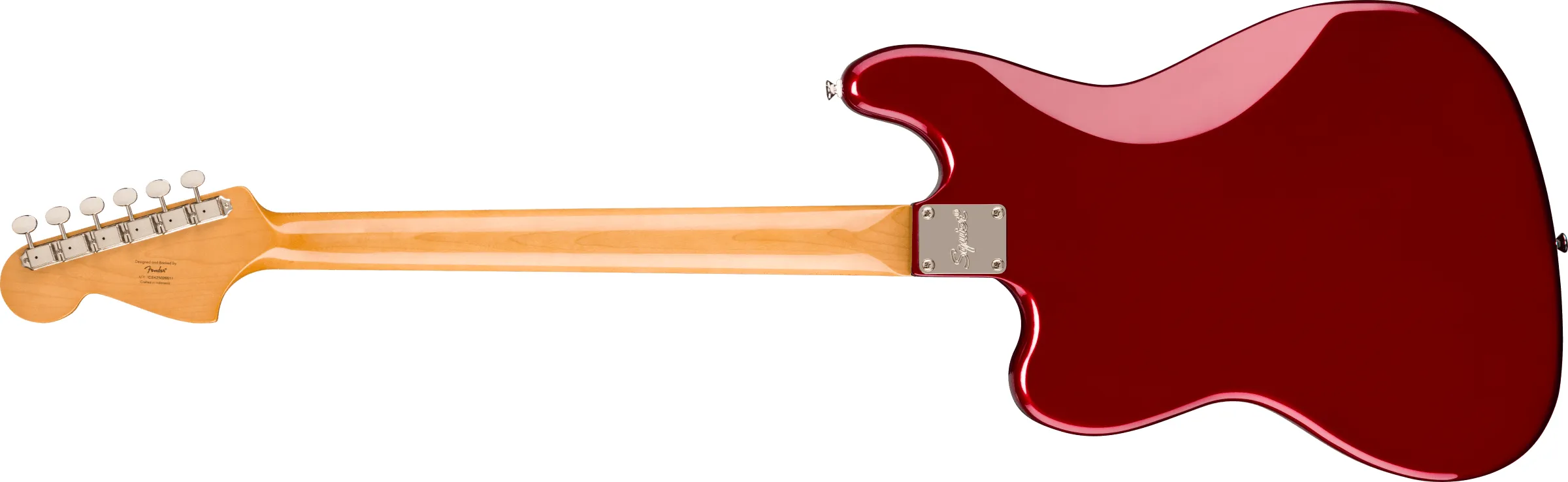 Fender Squier Classic Vibe FSR Bass VI Candy Apple Red Matching Headstock – Bild 2