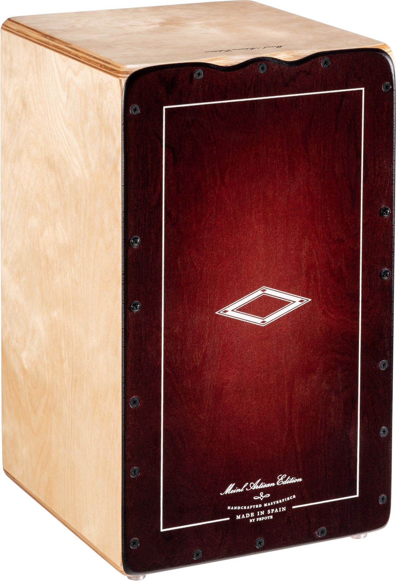 Meinl AESLRB Artisan Edition Cajon Soleà Line Dark Red Burst - Showroom Modell