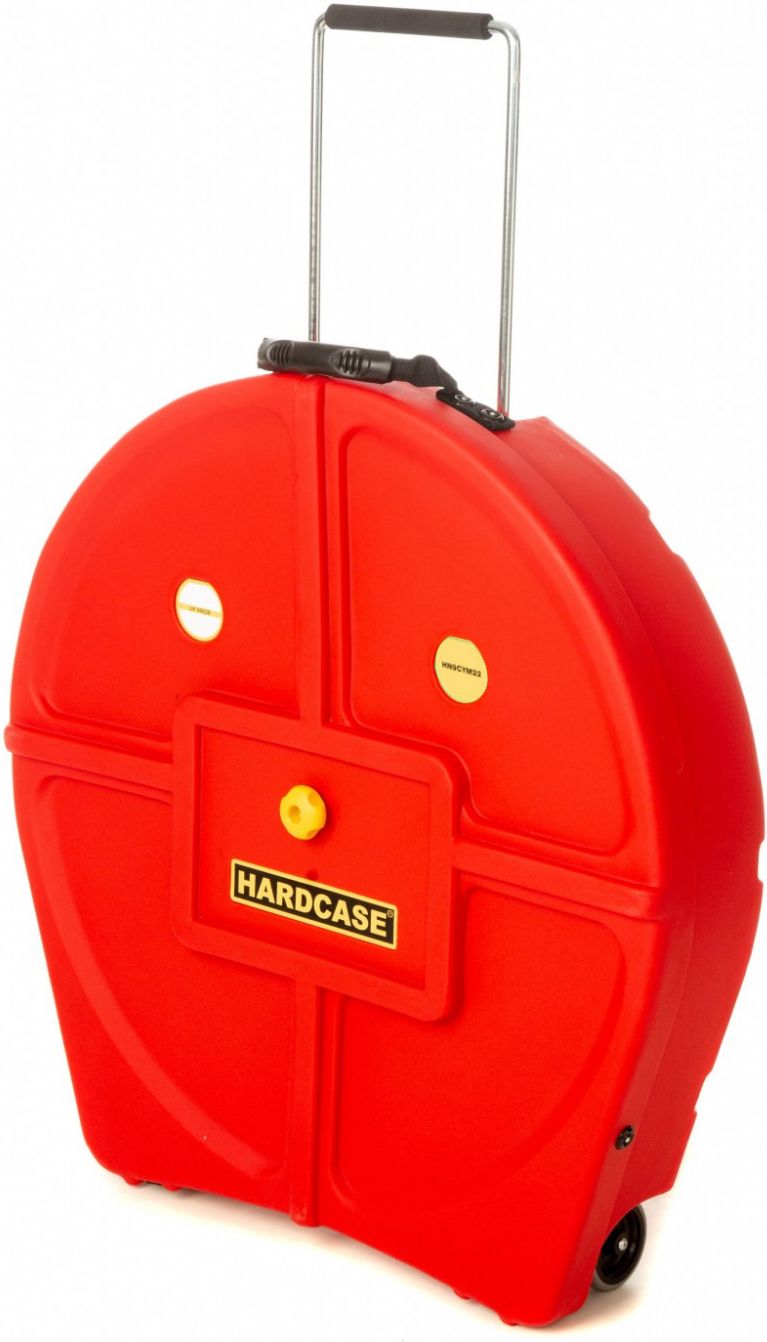 Hardcase HNP9CYM22-R Cymbal Case Trolley für 9 Becken bis 22" - Rot Hardcase HNP9CYM22-R Cymbal Case Trolley für 9 Becken bis 22" - Rot