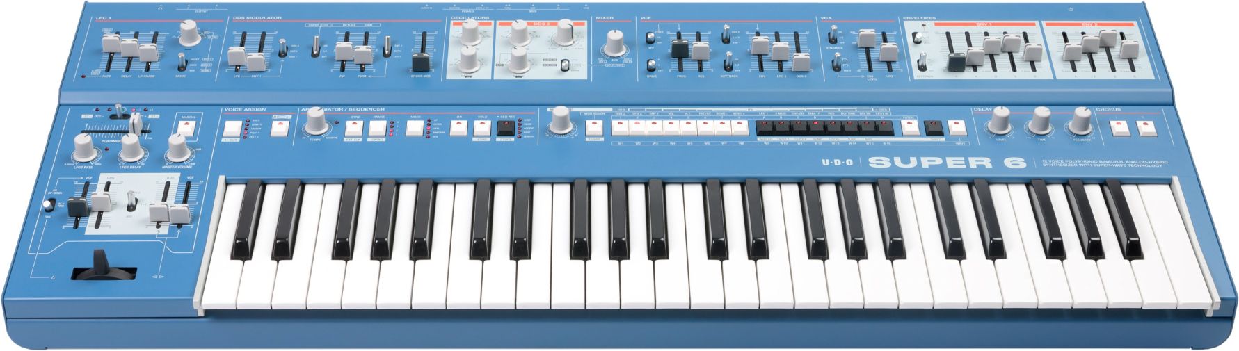 UDO Audio Super 6 Keyboard Blue