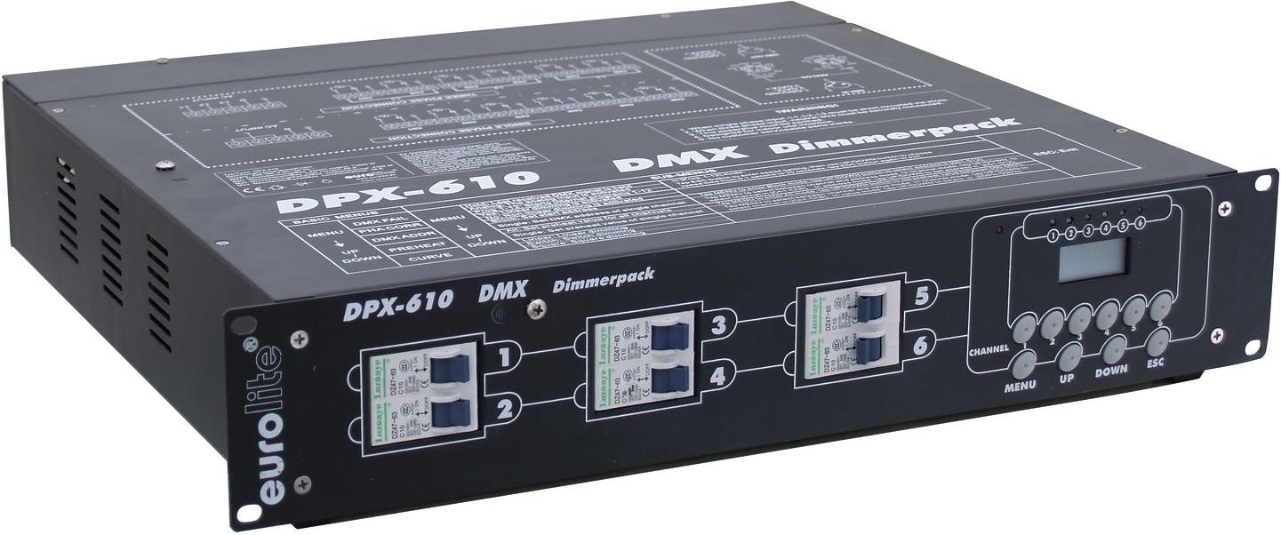 "Eurolite DPX-610 DMX 19"" Dimmerpack" – Bild 2