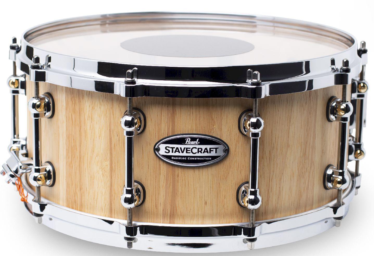 Pearl StaveCraft 14"x6.5" Thai Oak Snare Drum Satin Natural