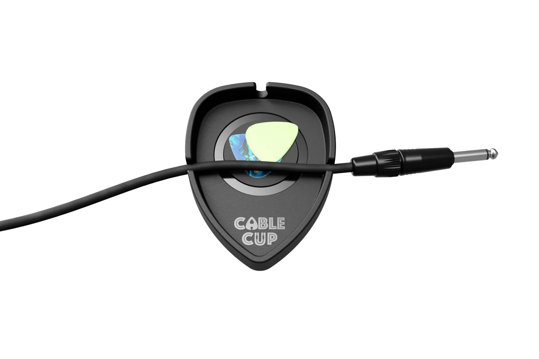 Cable Cup Pick & Cable Holder - Pick Shape Cable Cup Pick & Cable Holder - Pick Shape