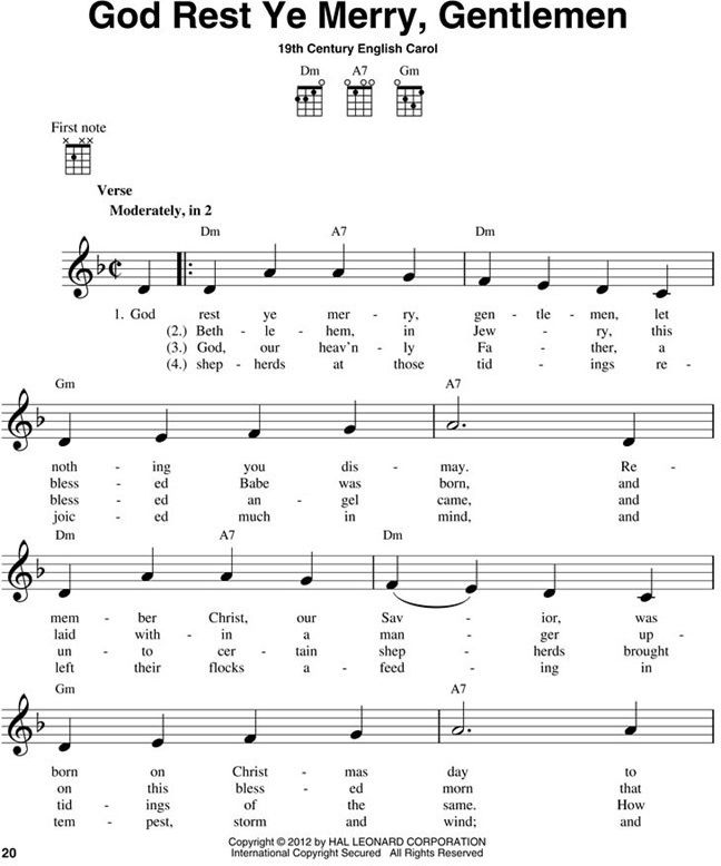 3-Chord Christmas Carols For Ukulele – Bild 3