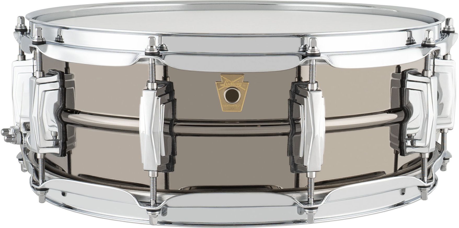 Ludwig LB416 Black Beauty Snare Drum - 14"x5"