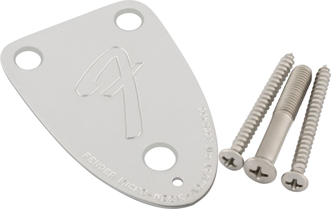 Fender Neck Plate 3-Bolt "F" 70's Vintage-Style