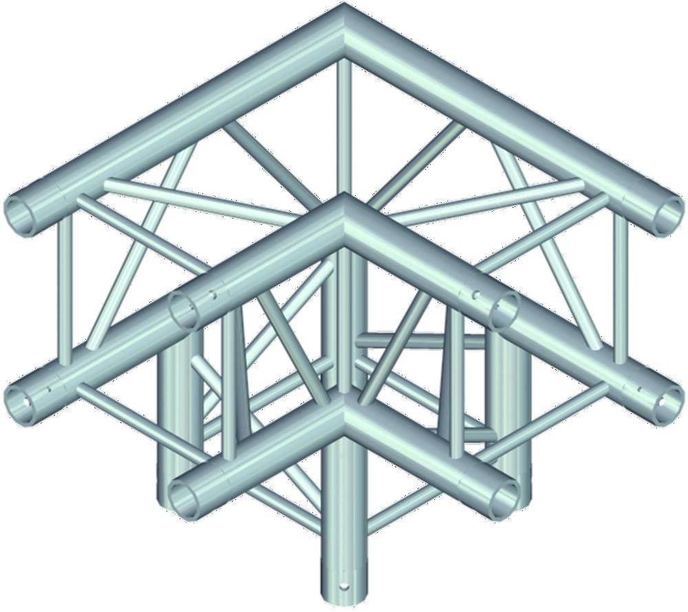 Alutruss QUADLOCK QL-ET34 C-30 3-way corner 90° – Bild 2