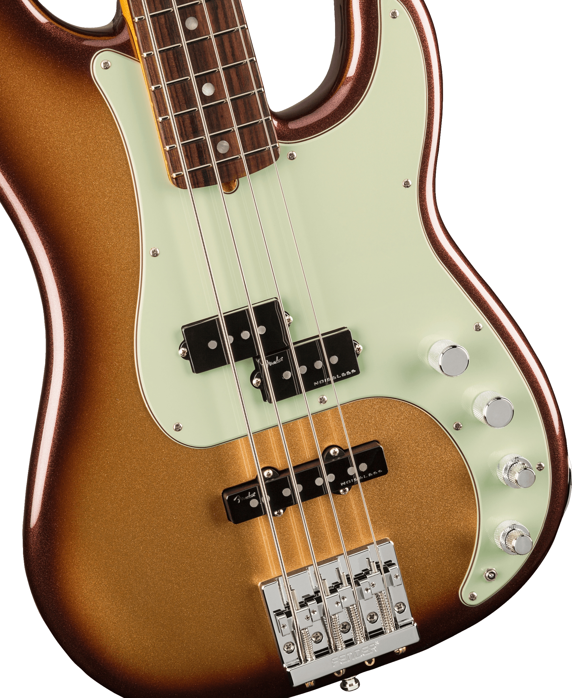 Fender American Ultra P-Bass Mocha Burst/RW – Bild 3