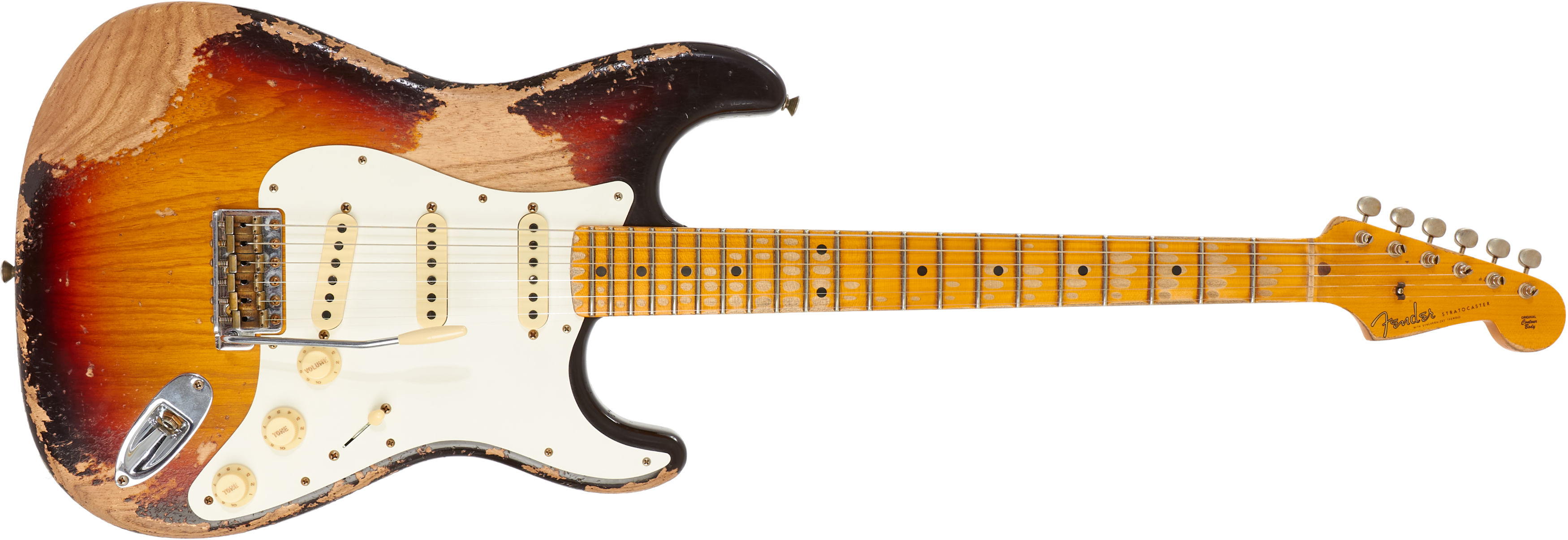 Fender Custom Shop Red Hot Stratocaster Super Heavy Relic Faded Chocolate 3-Color Sunburst Limited Edition