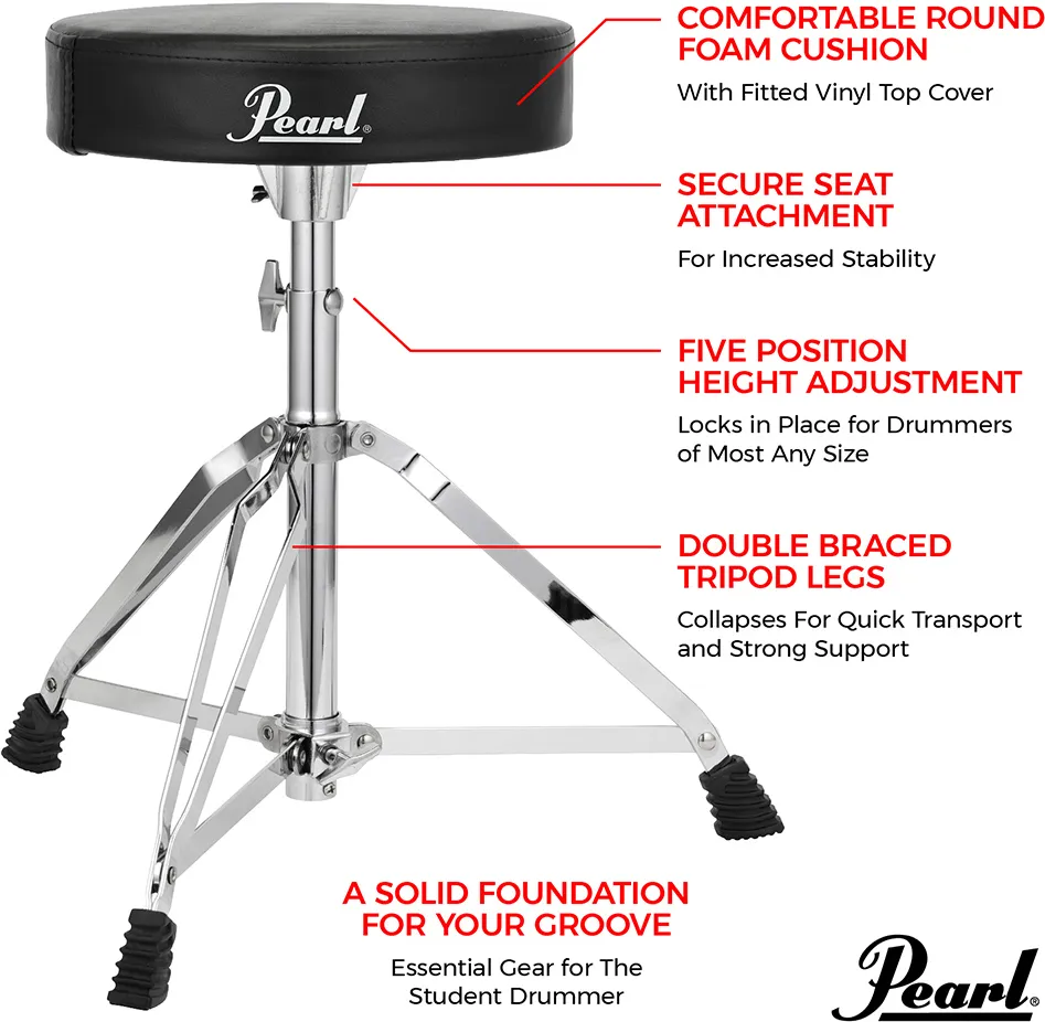 Pearl D-50 Drum Throne – Bild 4