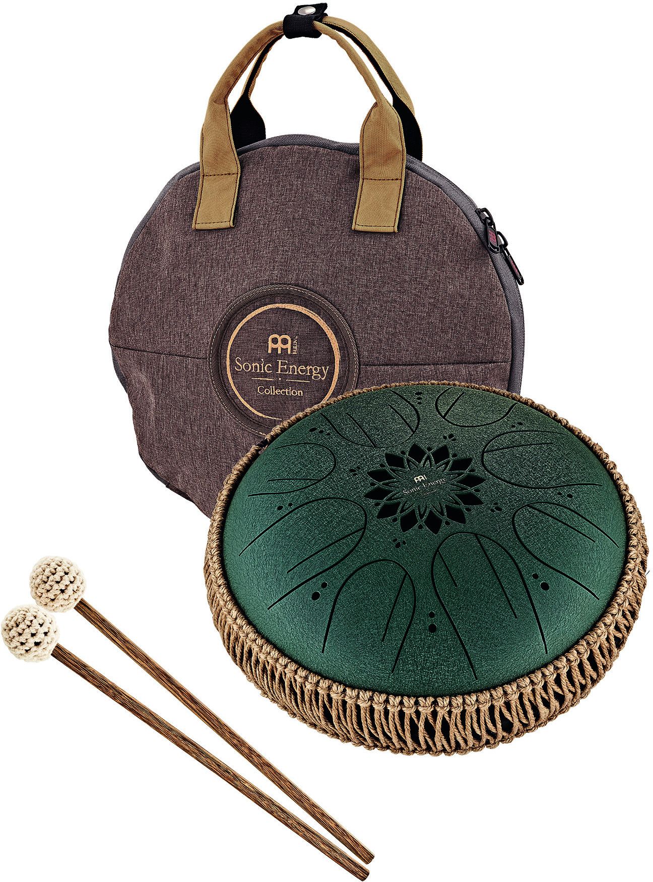 Meinl MOSTD4DG Medium Octave Steel Tongue Drum Moss Green F# Moll – Bild 3