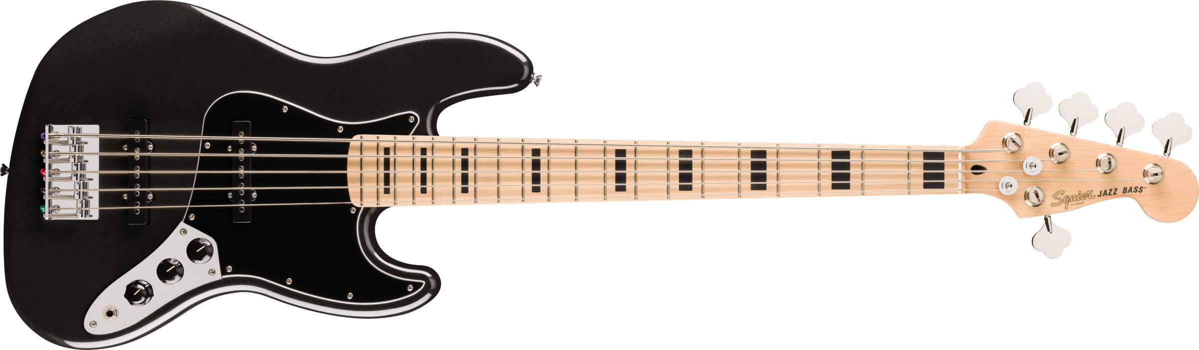 Fender Squier Affinity Jazz Bass Active V Black Metallic/MN