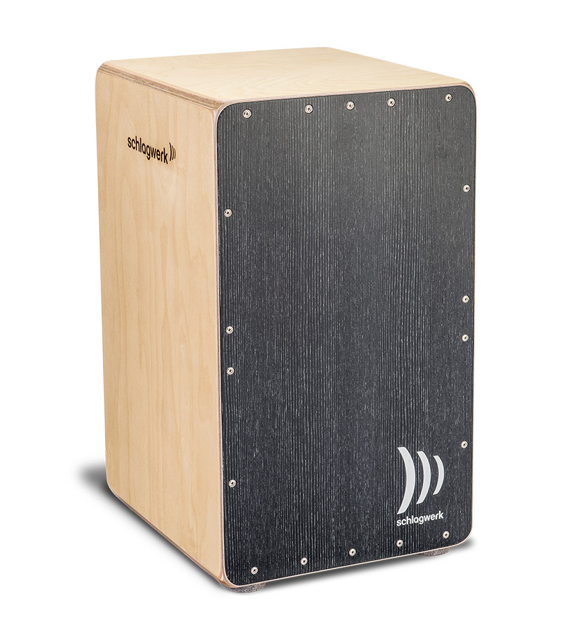 Schlagwerk CP5003 Cajon "Precise OS" Black Silver