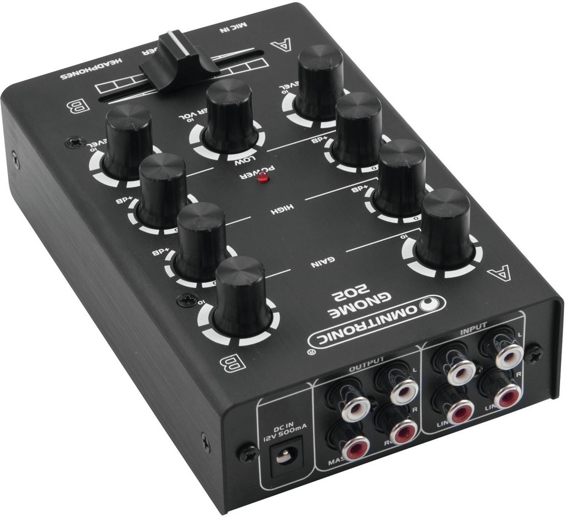 Omnitronic GNOME-202 Mini Mixer, black – Bild 3