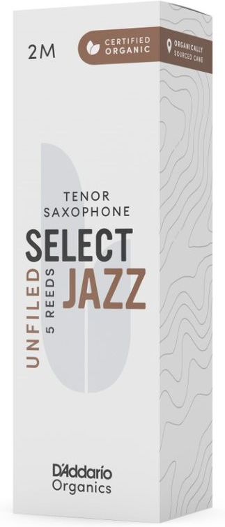 DAddario Woodwinds Organic Sel. Jazz Unfiled TEN 2M
