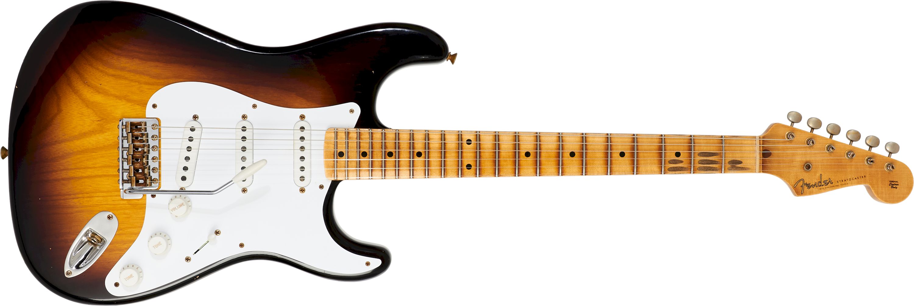 Fender Custom Shop 1954 Limited Edition 70th Anniversary Stratocaster Journeyman Relic Wide-Fade 2-Color Sunburst