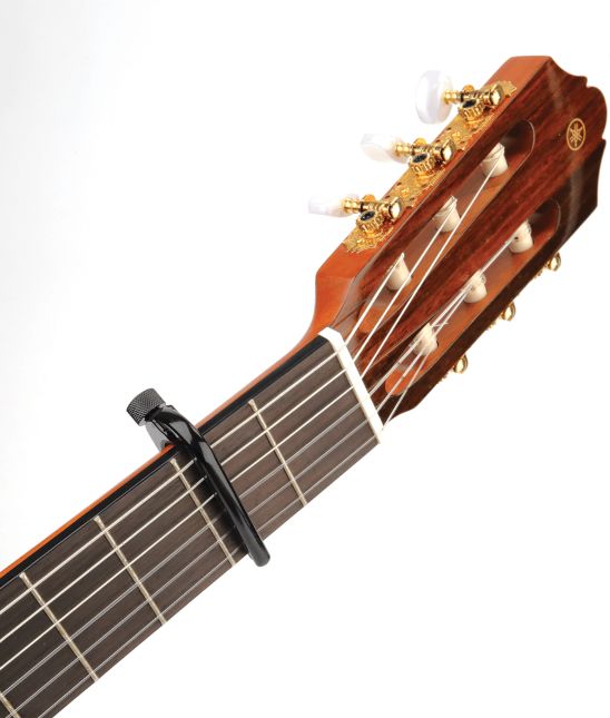 D Addario Capo Classical Guitar black PW-CP-04