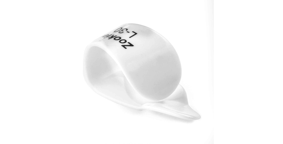 Dunlop Zookies Thumbpick L-30 weiß Z9003L30