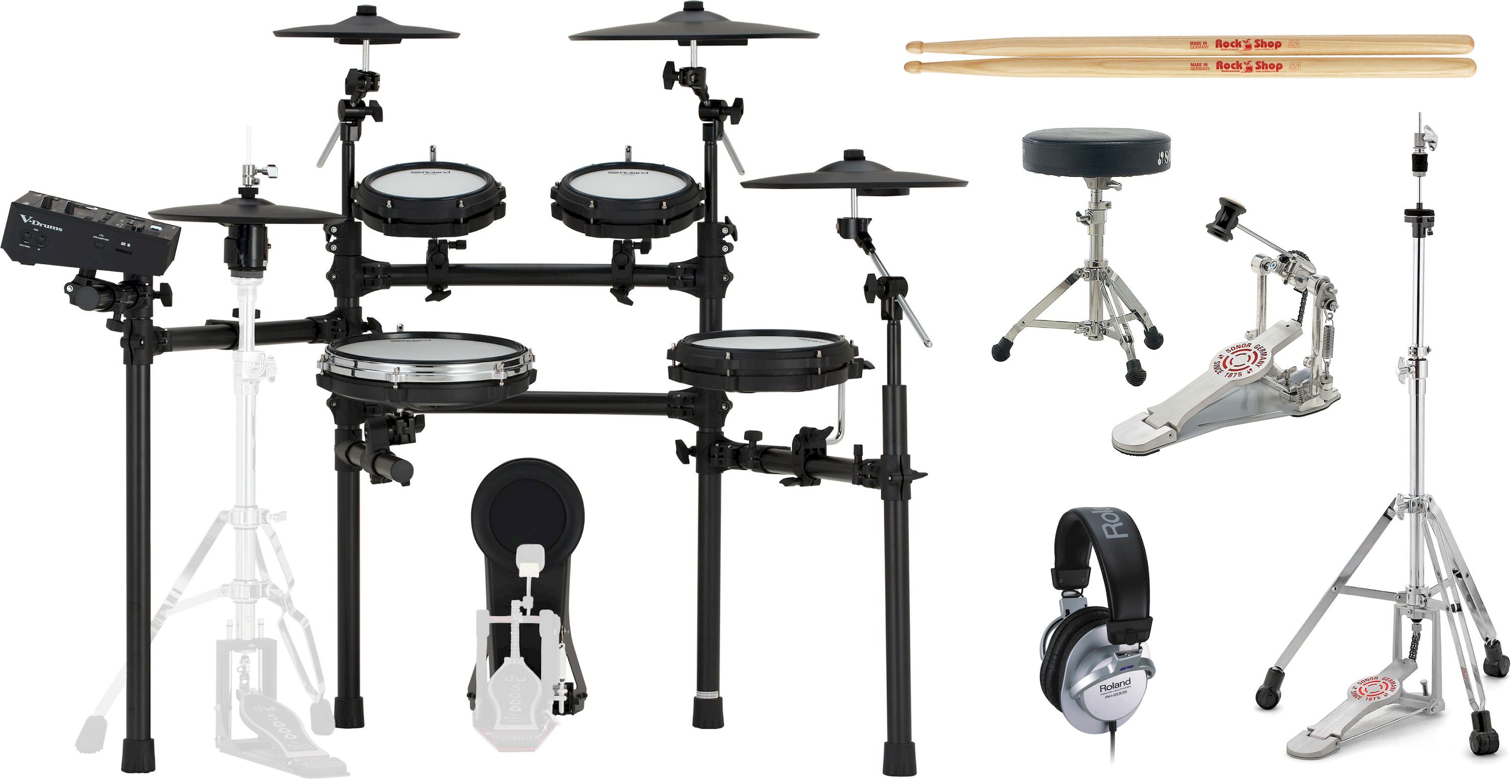 Roland TD513 V-Drum Bundle