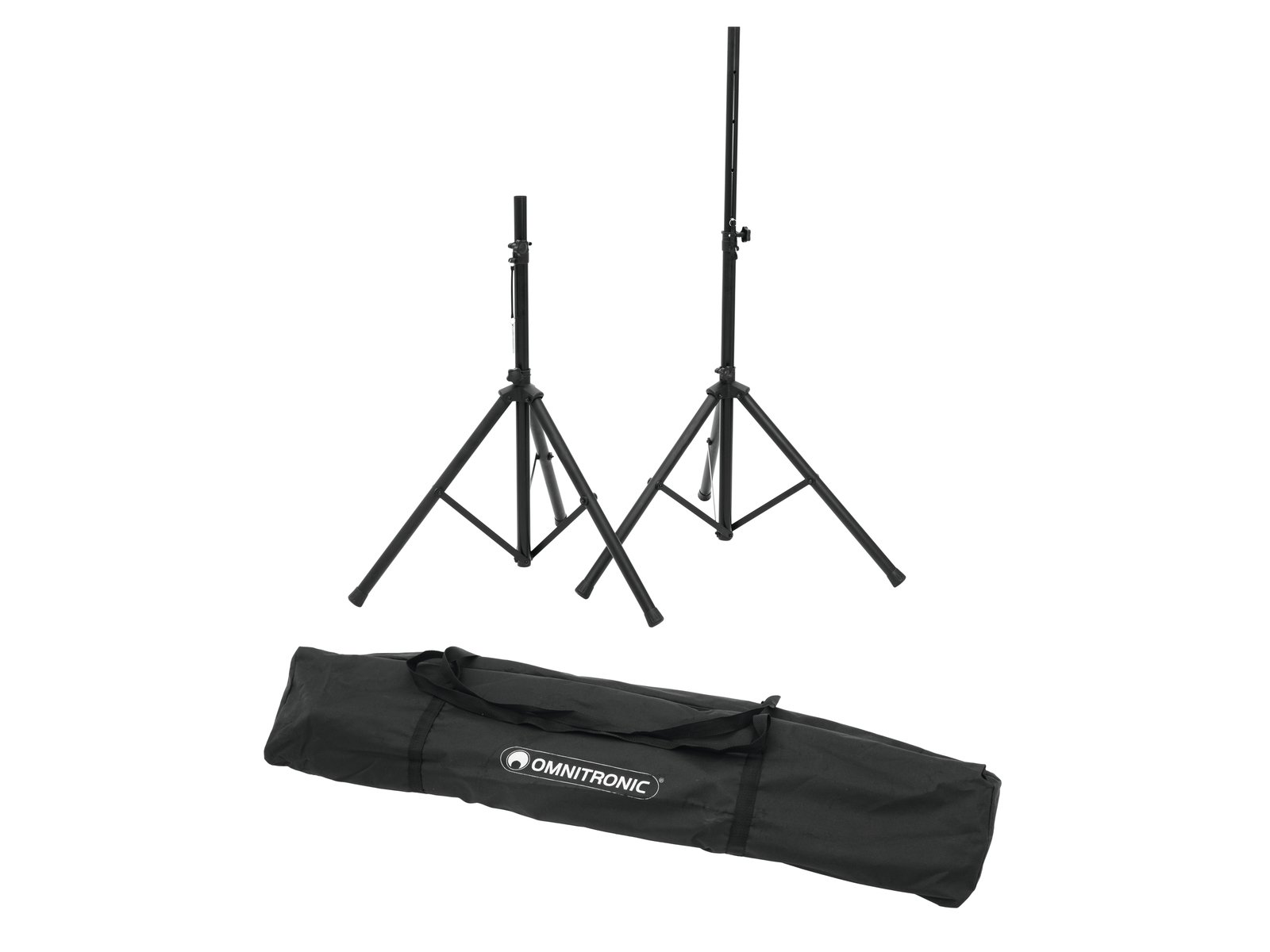 Omnitronic Boxenhochständer MOVE MK2 Set (2 Stück), ausfahrbar bis 185 cm, bis 30 kg belastbar + Tasche Omnitronic Boxenhochständer MOVE MK2 Set (2 Stück), ausfahrbar bis 185 cm, bis 30 kg belastbar + Tasche