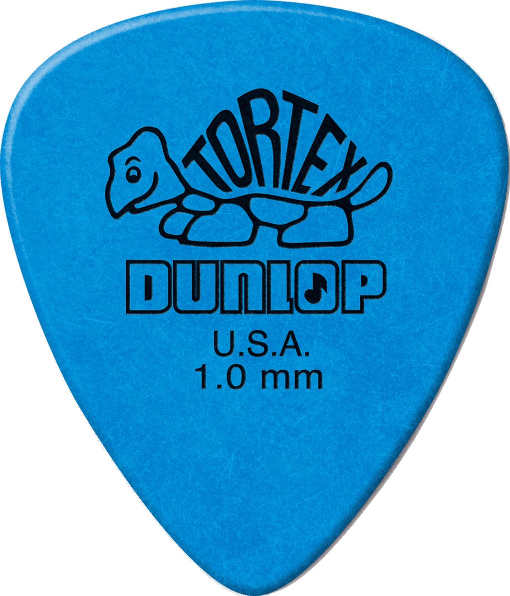 Dunlop Tortex Plektren 1,00mm blau 418P100 12er Pack – Bild 3