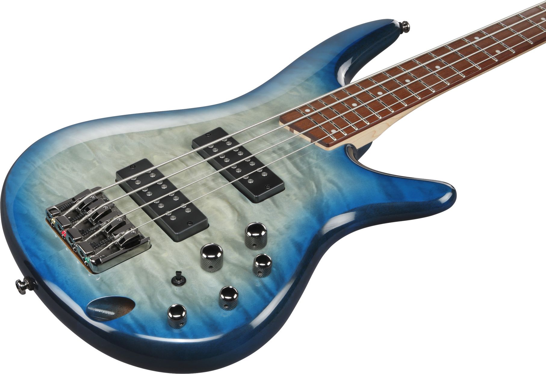 Ibanez SR 400 EQM-SCB Stained Cosmic Blue Starburst – Bild 4