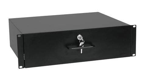 Omnitronic Rackschublade 3 HE mit Schloss
