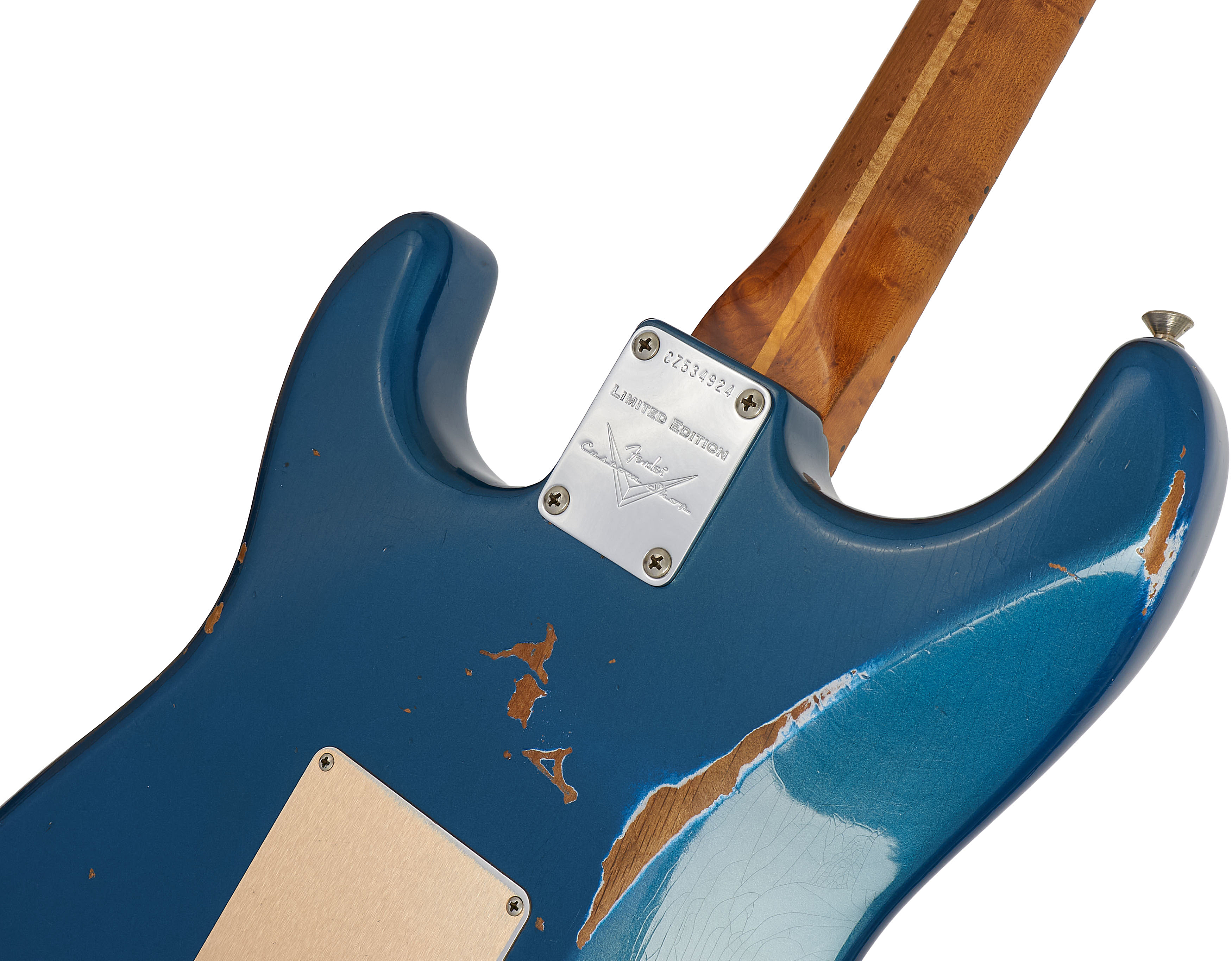 Fender Custom Shop 1956 Strat Relic ROASTED Aged Lake Placid Blue 30th Anniversary (gebraucht) – Bild 4