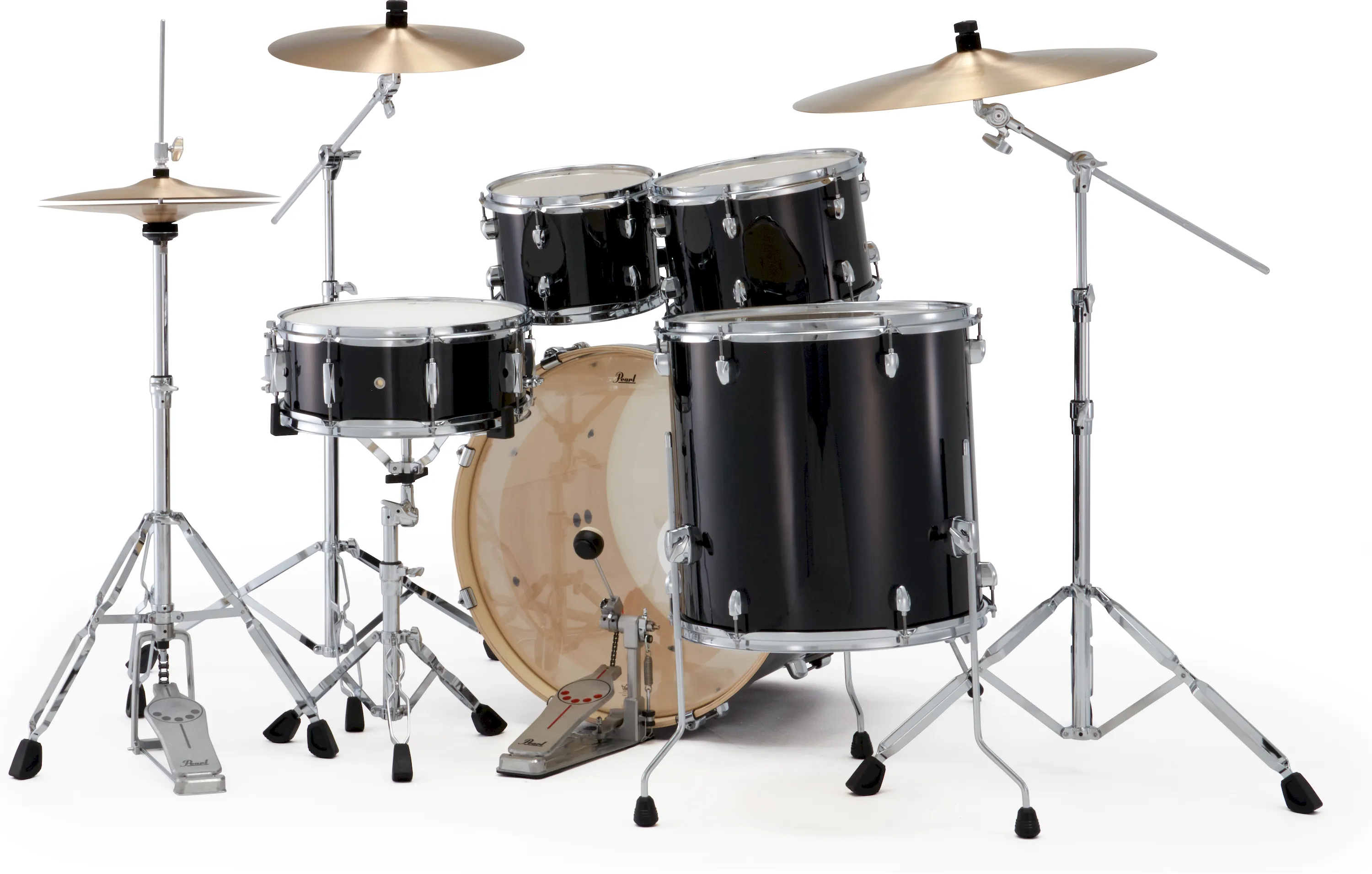 Pearl EXX725SNBR/C31 Export Drumset Jet Black/Sabian PX – Bild 2