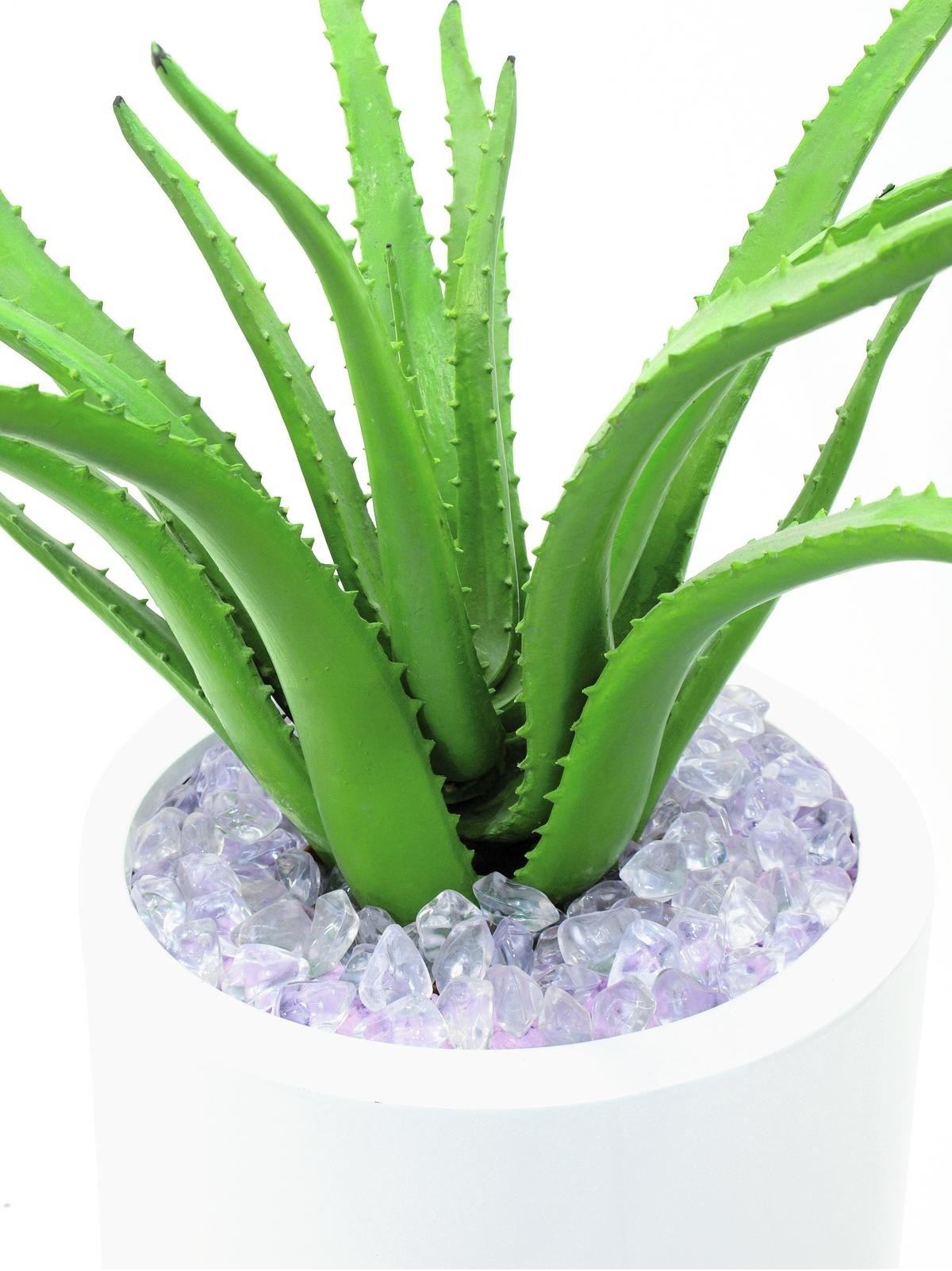 Europalms Aloe-Vera-Pflanze, Kunstpflanze, 63cm