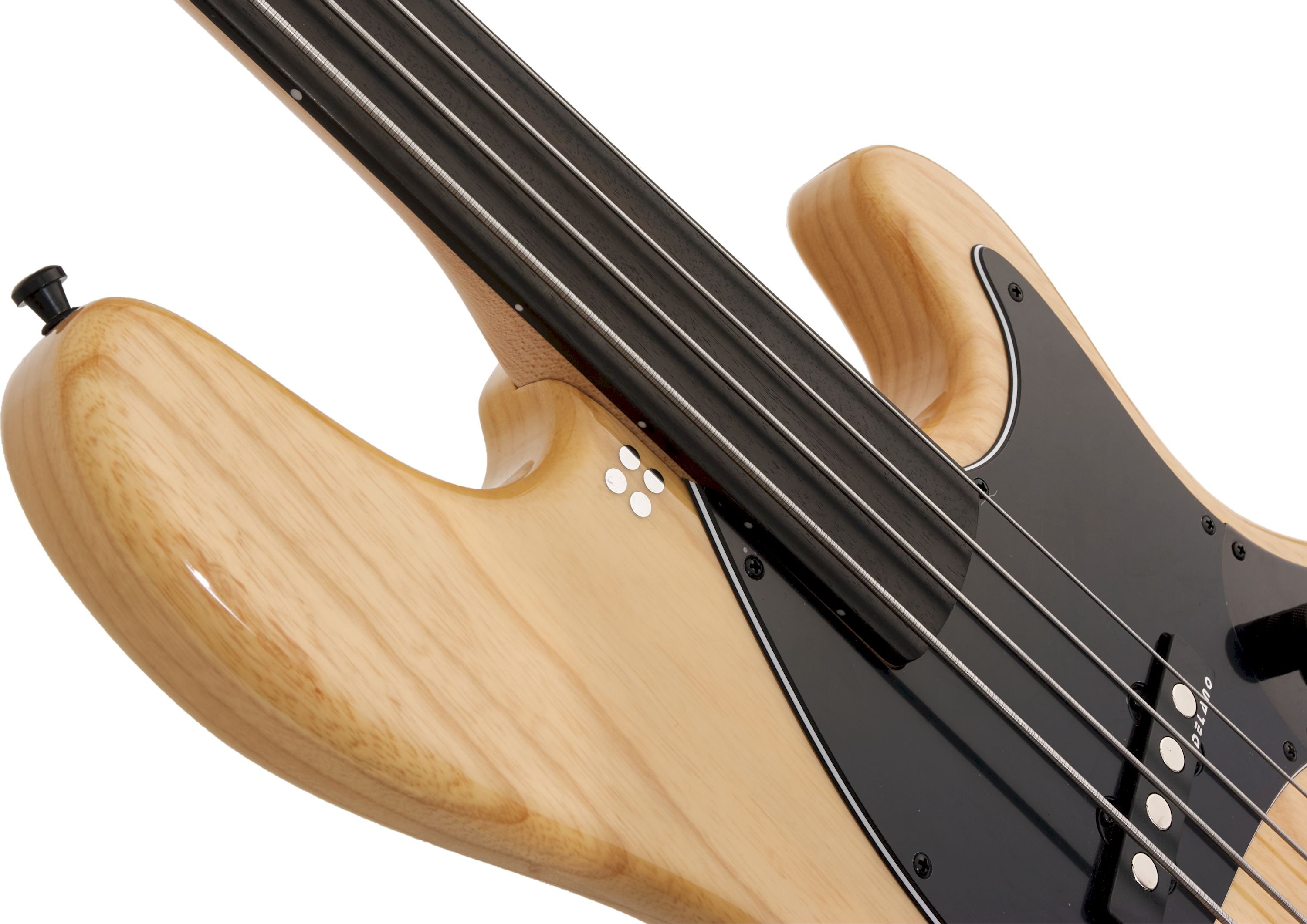 Sandberg California II TT-4 Fretless HG Natur Swamp Ash Ebony – Bild 7