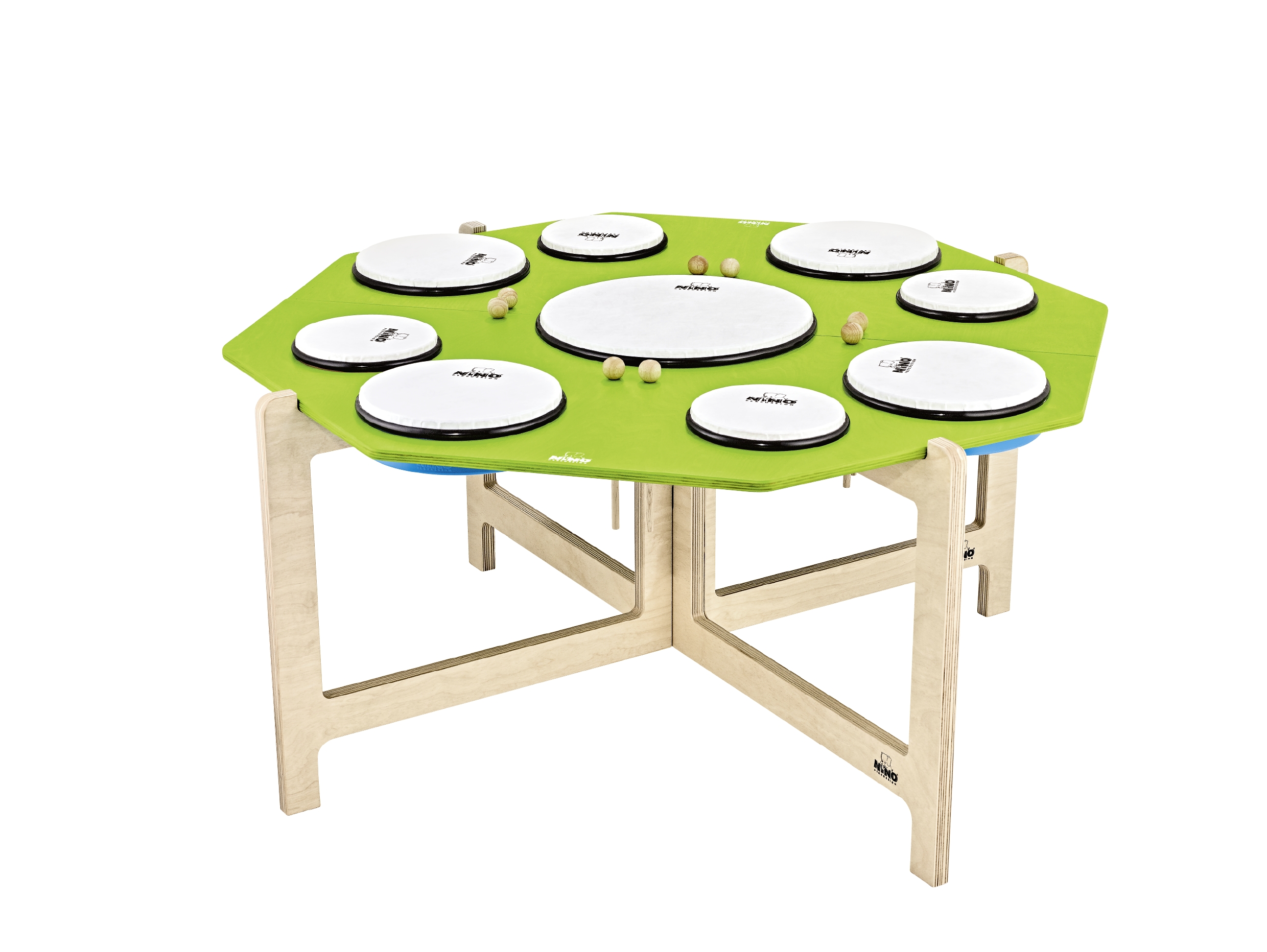 Nino Percussion Hand Drum Set 9 teilig