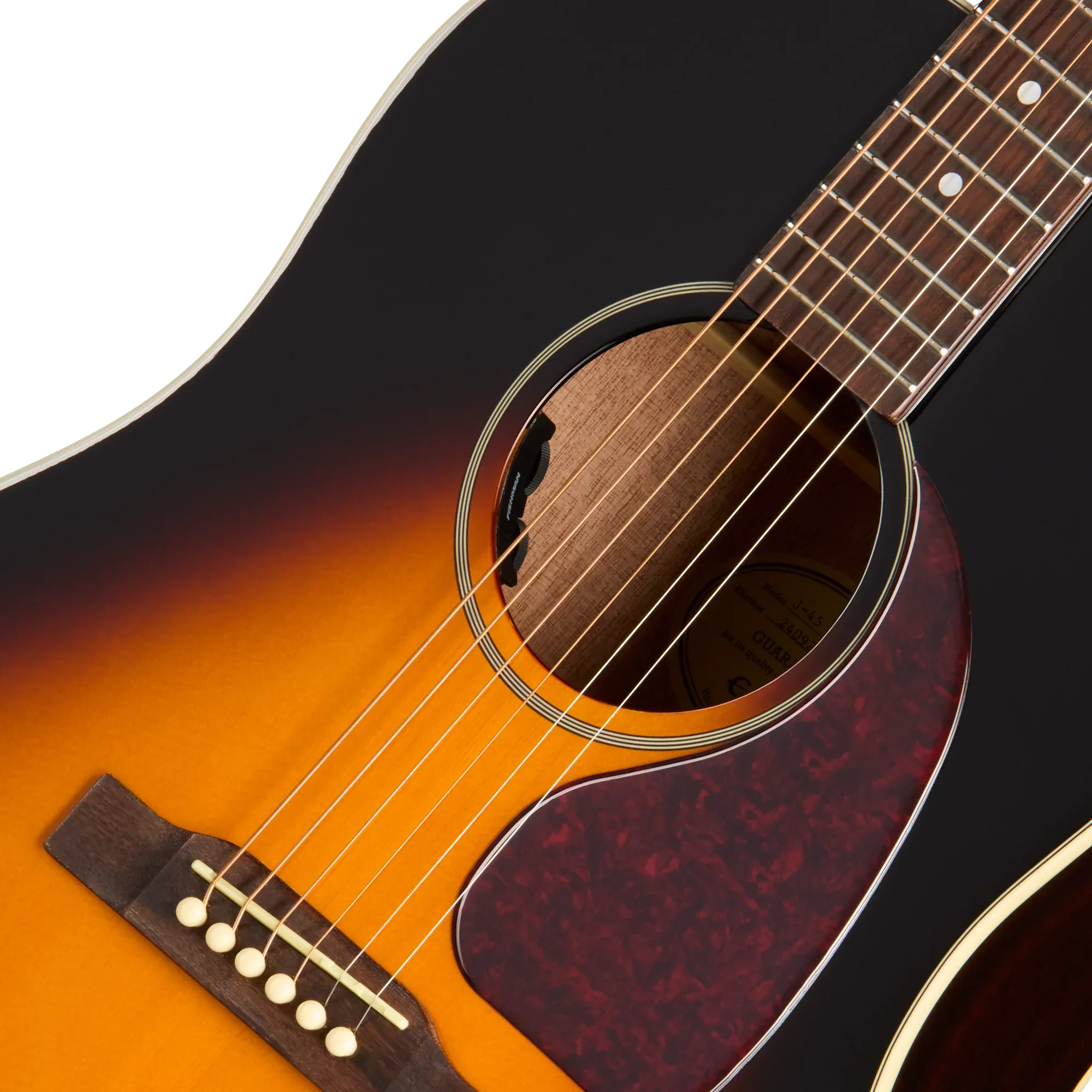 Epiphone J-45 Studio Vintage Sunburst – Bild 5