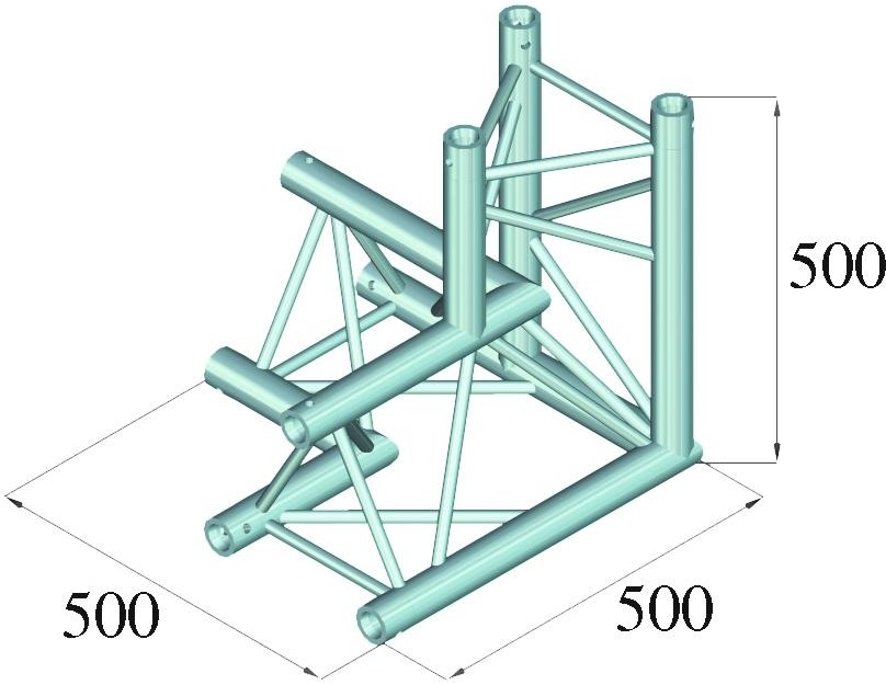 Alutruss TRILOCK 6082AL-33 3-Weg-Ecke \/ rechts – Bild 2