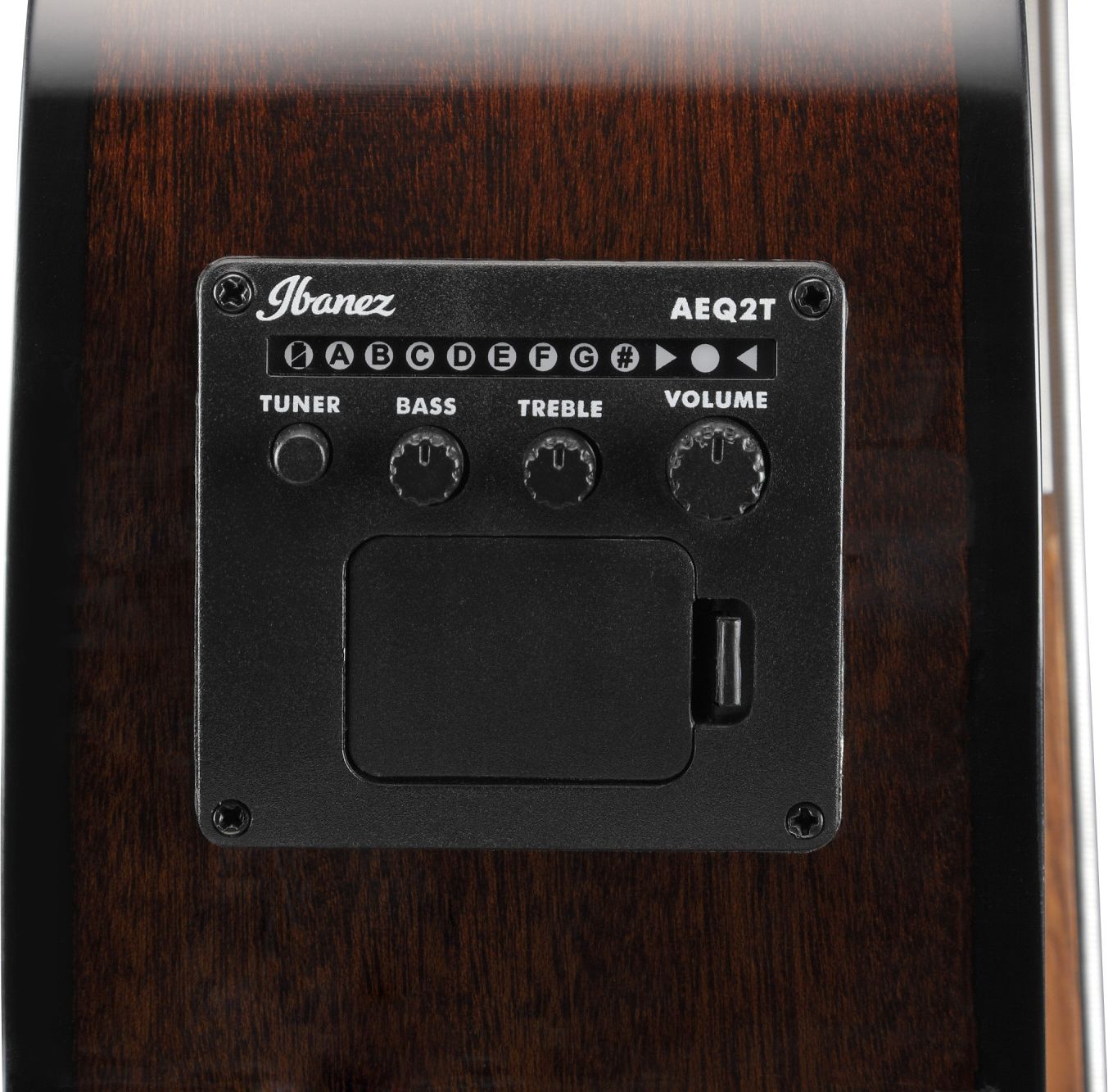 Ibanez AEGB24FE-MHS Fretless Mahogany Sunburst – Bild 8