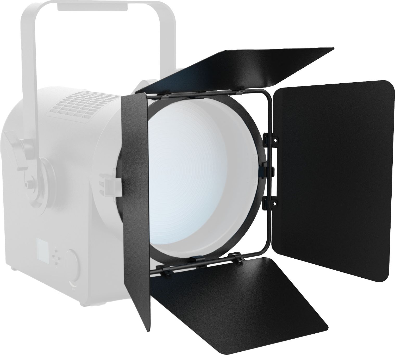 Vari-Lite VL600 ACCLAIM FRESNEL+, 4-flügelige Torblende (schwarz)