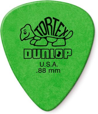 Dunlop Tortex Plektrum 0,88mm grün 418R88 Dunlop Tortex Plektrum 0,88mm grün 418R88
