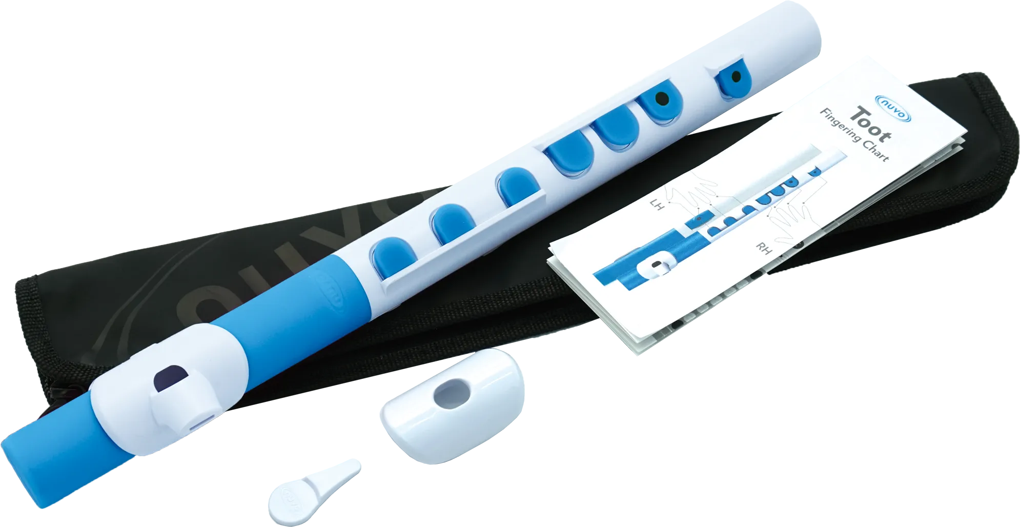 Nuvo TooT white-blue with keys
