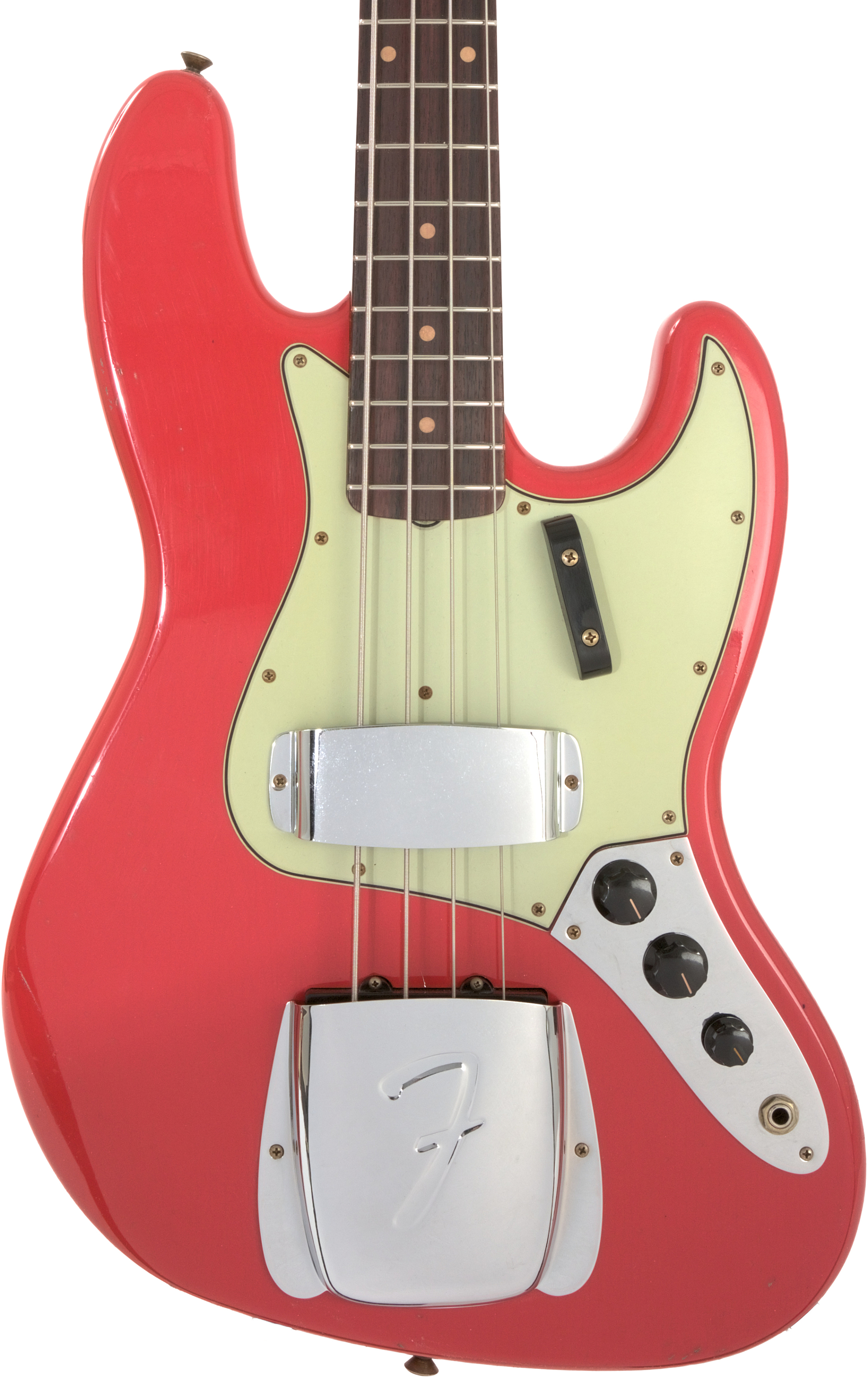 Fender Custom Shop 1963 Jazz Bass Journeyman Relic Aged Fiesta Red – Bild 3