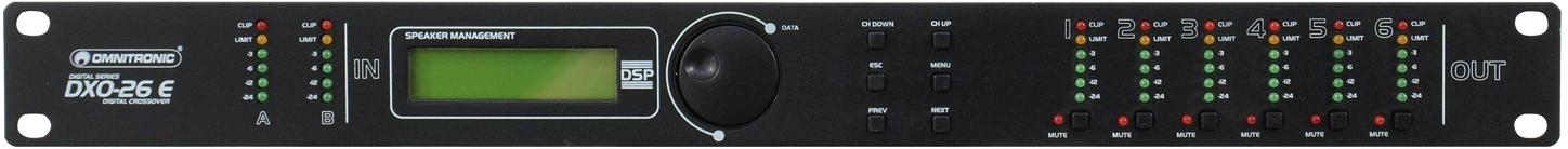 OMNITRONIC DXO-26E Digitaler Controller OMNITRONIC DXO-26E Digitaler Controller