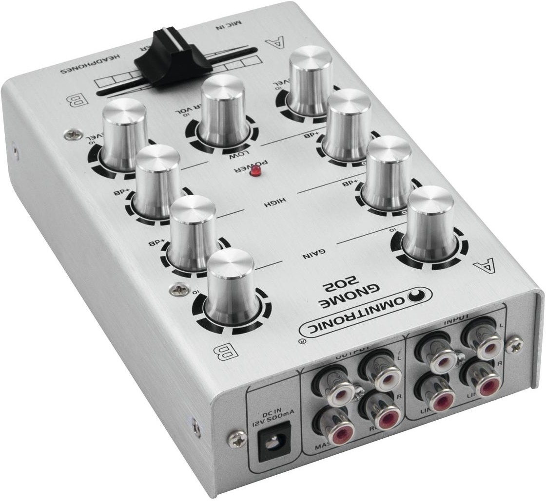 Omnitronic GNOME-202 Mini-Mixer silber – Bild 3