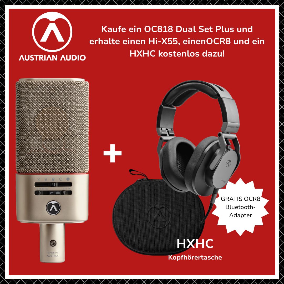 Austrian Audio OC818 Black Dual Set Plus